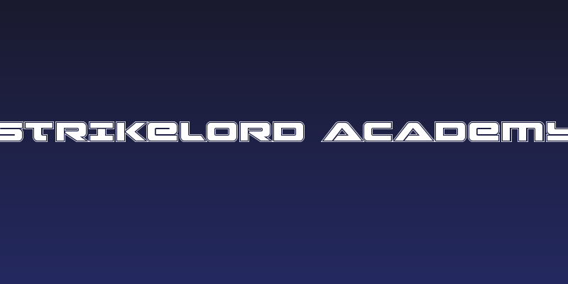 Strikelord Academy Social Header