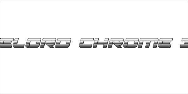 Strikelord Chrome Italic Logo