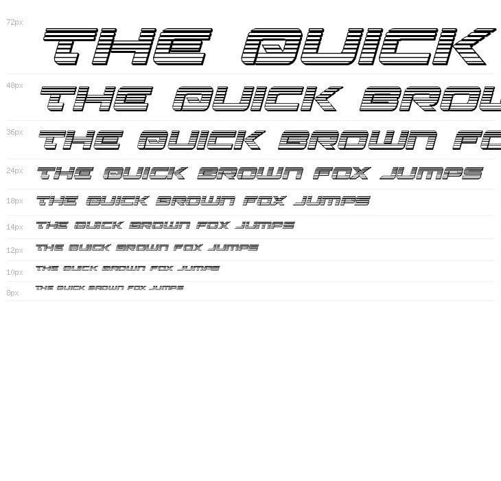 Strikelord Chrome Italic Waterfall