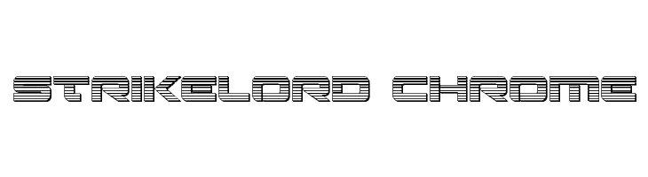 Strikelord Chrome  Descarca Fonturi Gratis
