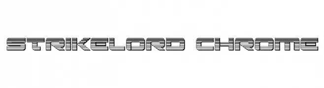 Strikelord Chrome  フリーフォントのダウンロード