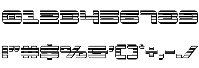 Strikelord Chrome Font OTHER CHARS