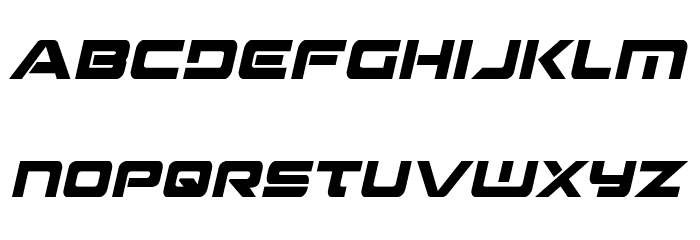 Strikelord Condensed Italic  