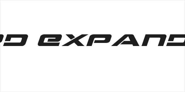 Strikelord Expanded Italic Logo