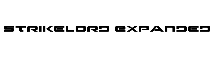 Strikelord Expanded  font caratteri gratis