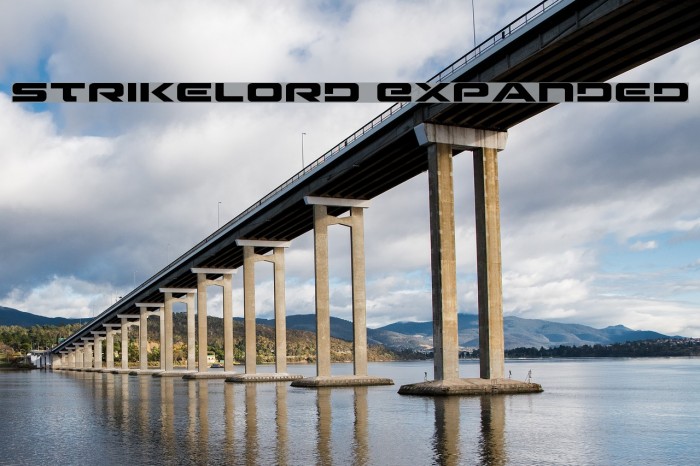 Strikelord Expanded Font examples