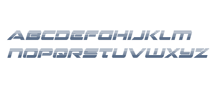 Strikelord Gradient Italic Lowercase