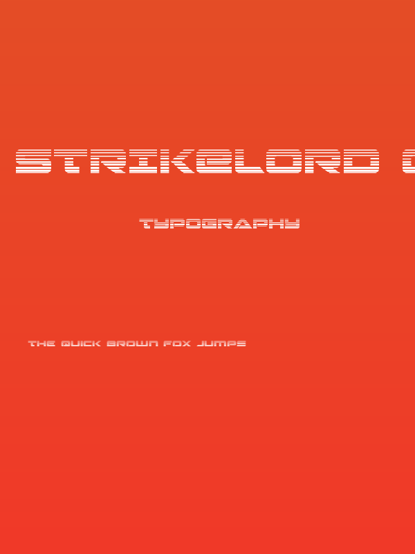 Strikelord Gradient Poster