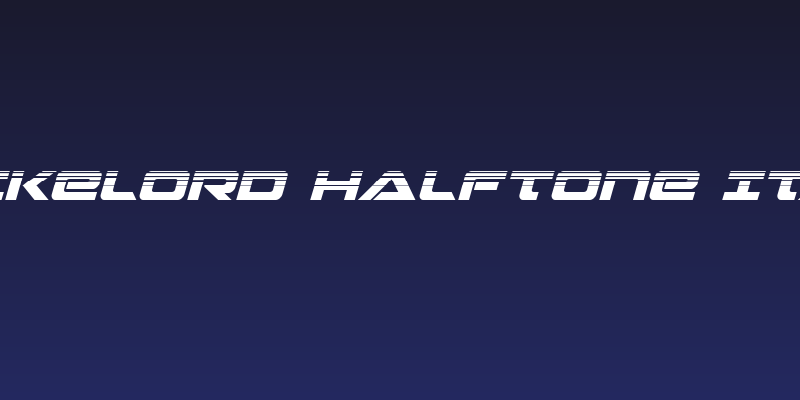 Strikelord Halftone Italic Social Header