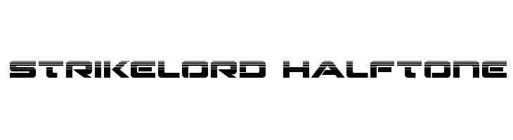 Strikelord Halftone  Скачать бесплатные шрифты