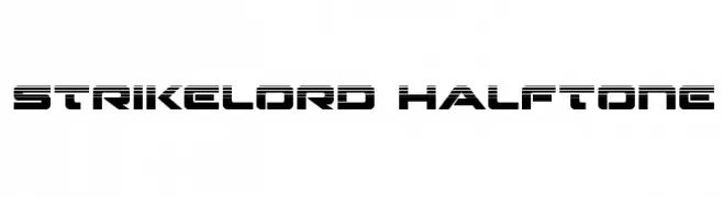 Strikelord Halftone  font caratteri gratis