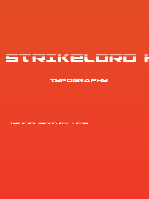 Strikelord Halftone Poster