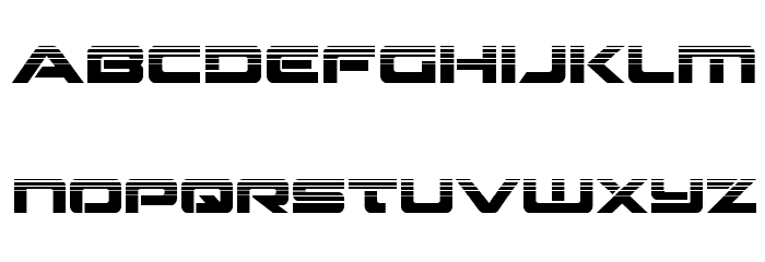 Strikelord Halftone Font LOWERCASE