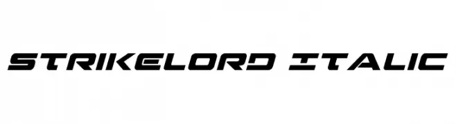 Strikelord Italic 