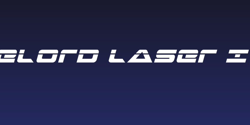 Strikelord Laser Italic Social Header