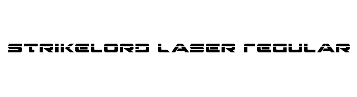 Strikelord Laser Regular  Free Fonts Download