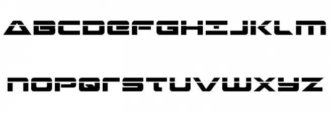 Strikelord Laser Regular Шрифта ВЕРХНИЙ