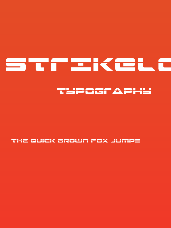 Strikelord Laser Regular Poster