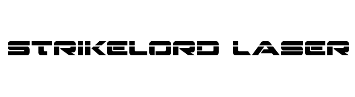 Strikelord Laser  フリーフォントのダウンロード