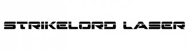 Strikelord Laser  Frei Schriftart Herunterladen