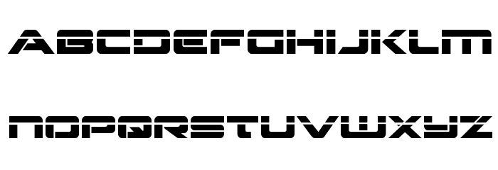 Strikelord Laser Font LOWERCASE