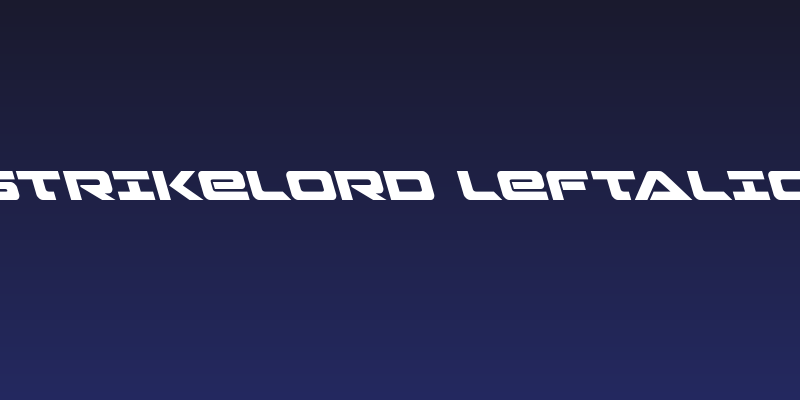 Strikelord Leftalic Social Header