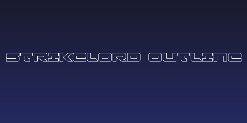 Strikelord Outline Social Header