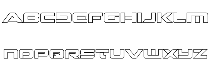 Шрифт outline