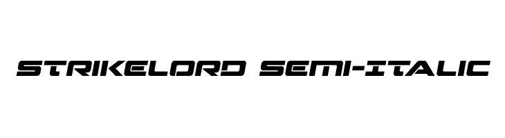 Strikelord Semi-Italic  Descarca Fonturi Gratis