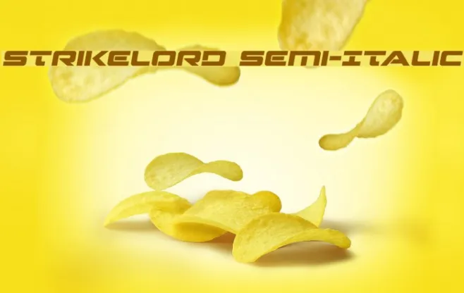 Strikelord Semi-Italic Example 1