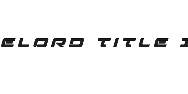 Strikelord Title Italic Logo