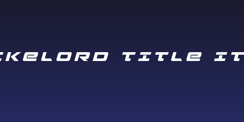 Strikelord Title Italic Social Header