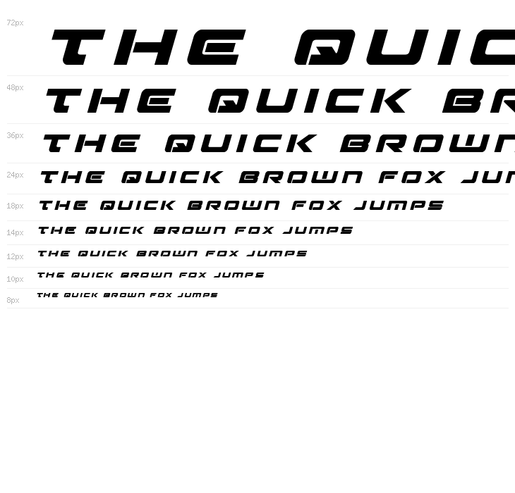 Strikelord Title Italic Waterfall