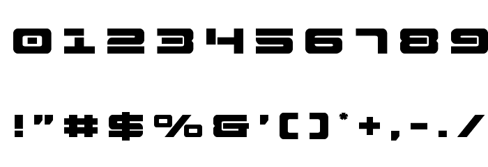 Strikelord Title Font OTHER CHARS