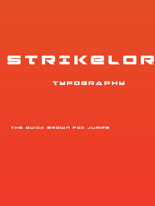 Strikelord Title Poster