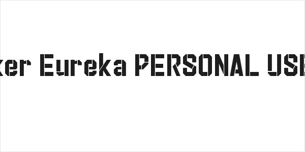 Striker Eureka PERSONAL USE Cut Logo