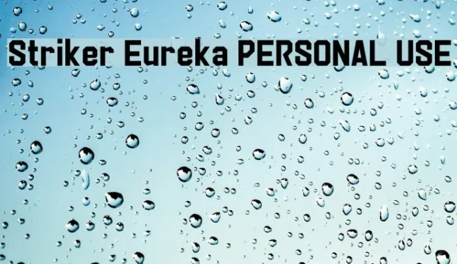 Striker Eureka PERSONAL USE Example 3
