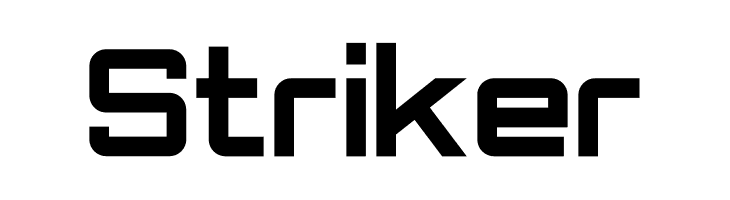 Striker  Frei Schriftart Herunterladen