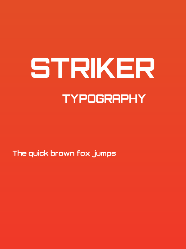 Striker Poster