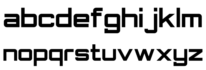 Striker Font LOWERCASE