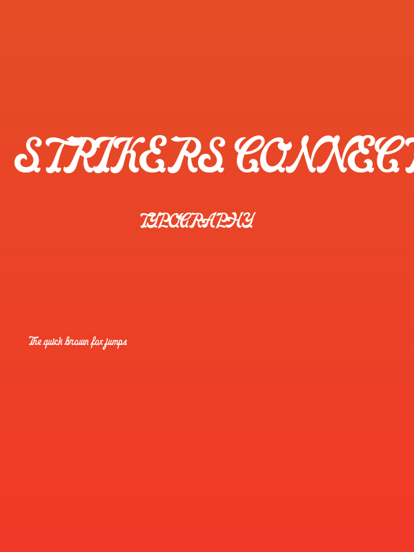 Strikers Connect PERSONAL Regular Poster