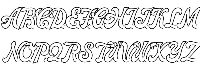 Strikers Outline PERSONAL Regular Font - FFonts.net