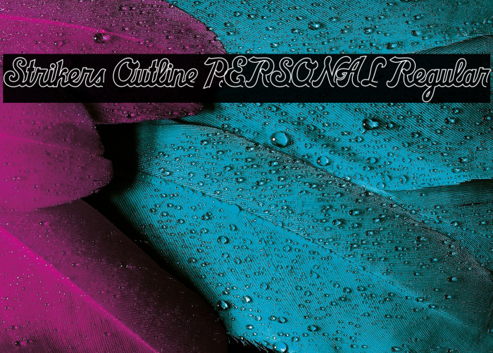 Strikers Outline PERSONAL Regular Example 2