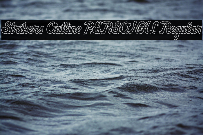 Strikers Outline PERSONAL Regular Example 3