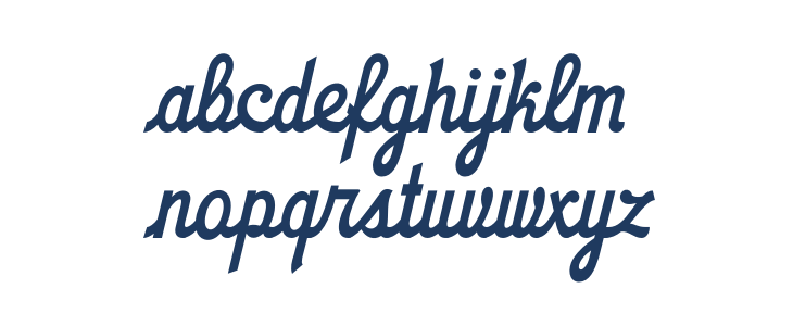 Strikers Script PERSONAL Regular Lowercase