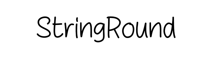 String Round Free Fonts Download