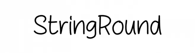 String Round Font
