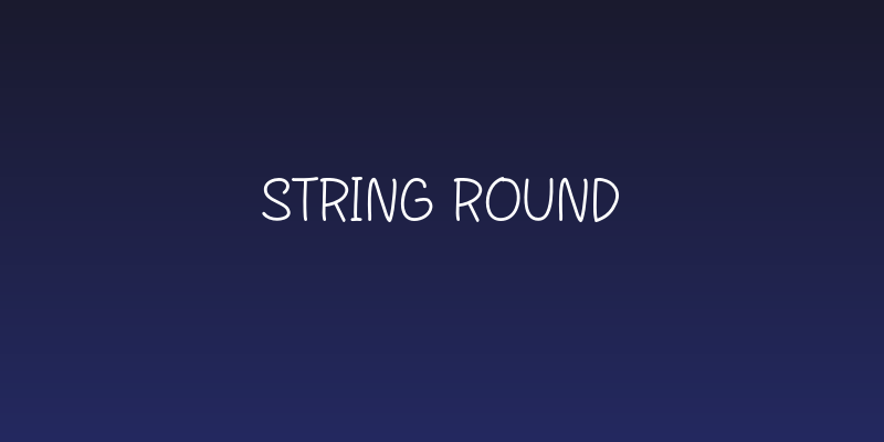 String Round Social Header
