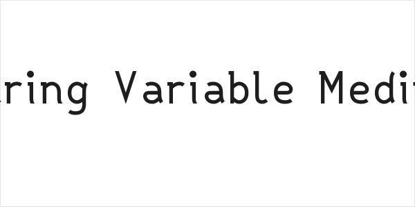 String Variable Medium Logo