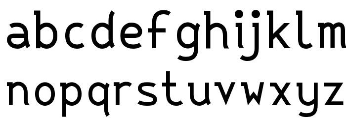 String Variable Medium Font LOWERCASE